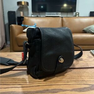 Oberwerth “George” Black Leather Men's Camera Bag for Leica Camera